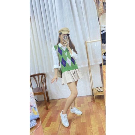 Áo gile Hàn Quốc hot trend