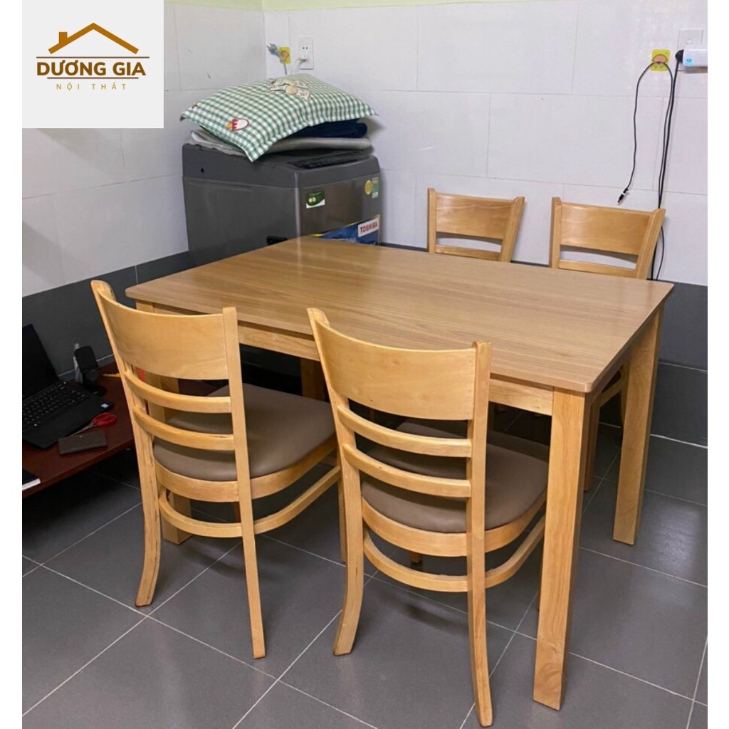[Freeship Sài Gòn] Bộ bàn ăn 4 ghế cabin ,bàn gỗ - ghế gỗ