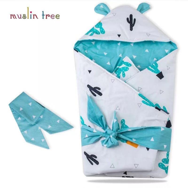 Chăn ủ trần bông cao cấp cho bé sơ sinh Muslin Tree