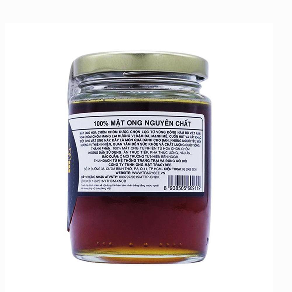 Mật Ong Hoa Chôm Chôm Tracybee Rambutan Blossom Honey 100% Nguyên Chất 189ml