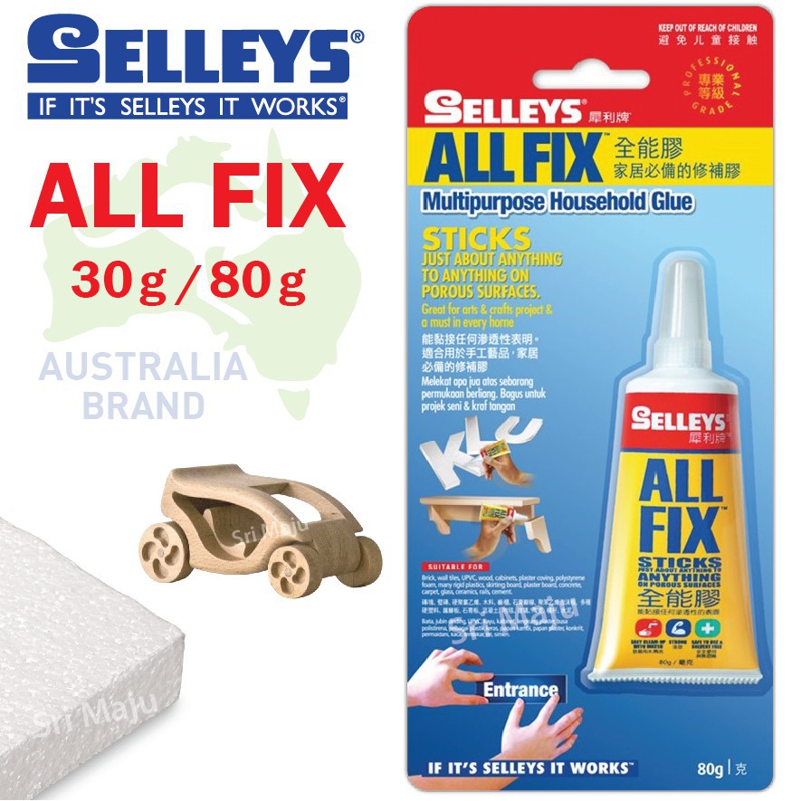 Keo Dán vật dụng và đồ chơi cho trẻ Selleys All Fix (30g)