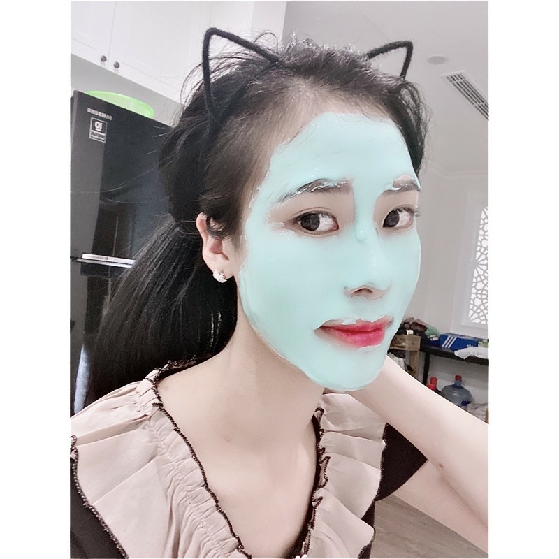 500g mặt nạ bạc hà, hoa hồng collagen handmade