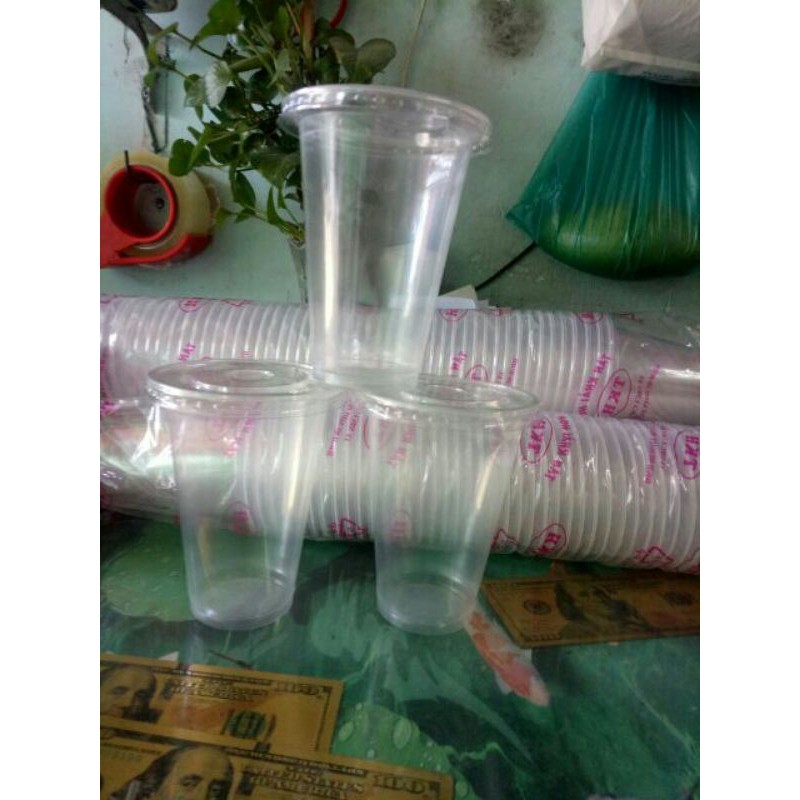 Ly nhựa trơn 450 ml