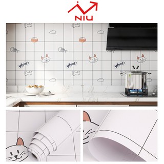 Decal Dán Tường Nhà Bếp Đa Năng Chống Dầu Mỡ Bụi Bẩn