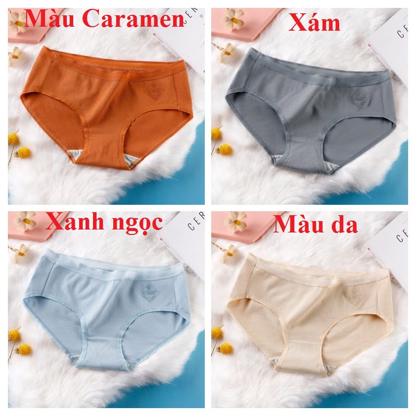 [Mã 12FASHIONSALE1 giảm 10K đơn 50K]Quần Lót Cotton Cao Cấp Xuất Nhật, mềm mại kháng khuẩn - Được chọn màu | BigBuy360 - bigbuy360.vn