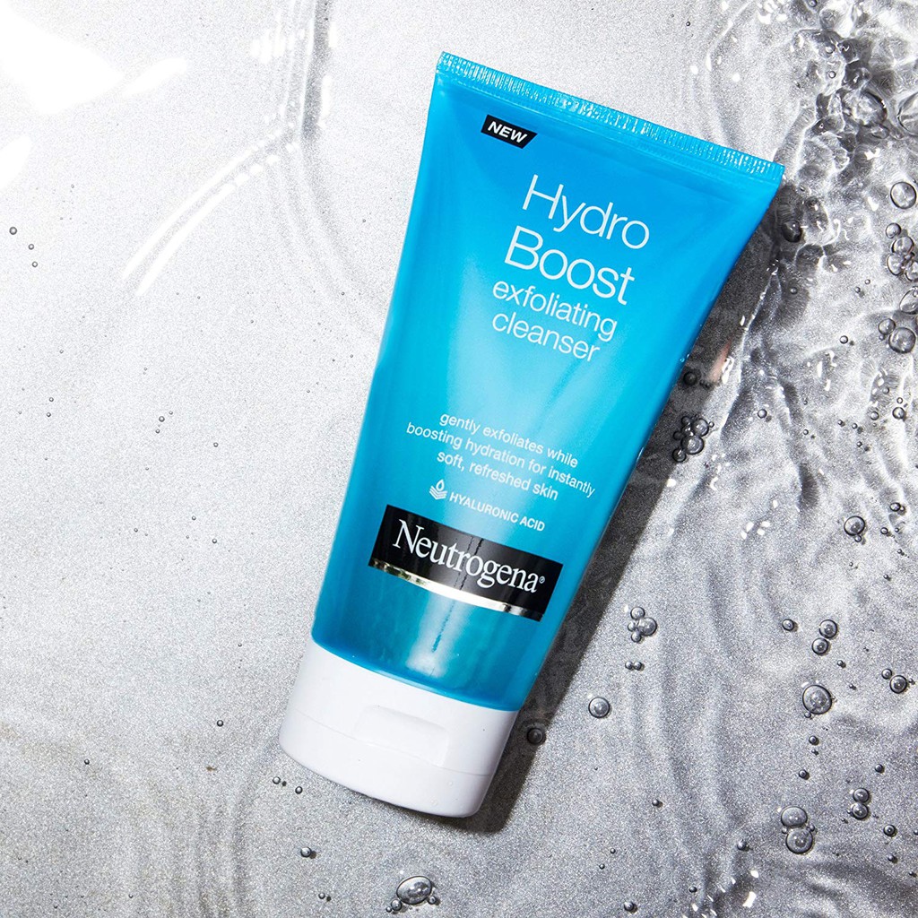 Gel Rửa Mặt Neutrogena Hydro Boost Exfoliating Cleanser 141g