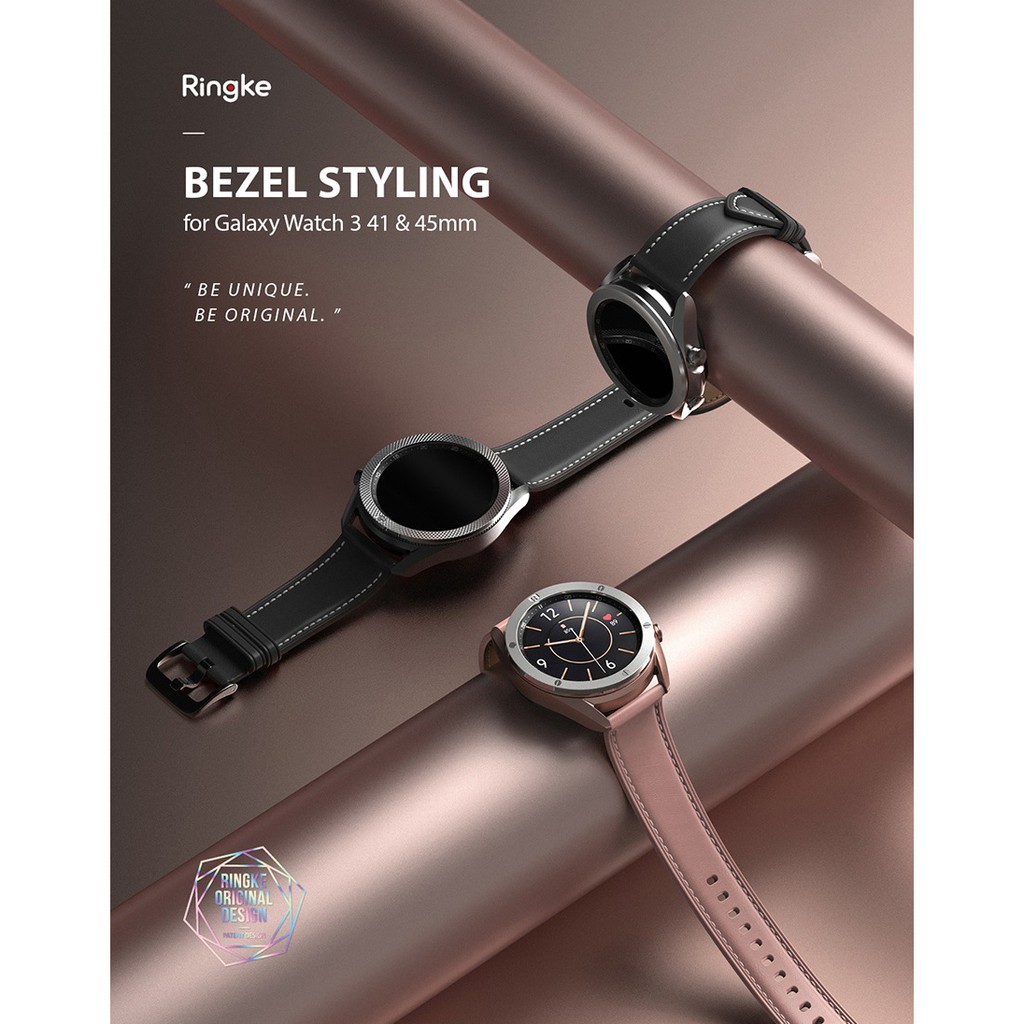 Viền Bezel cho Samsung Galaxy Watch 3 (45mm / 41mm ) - Hãng RINGKE