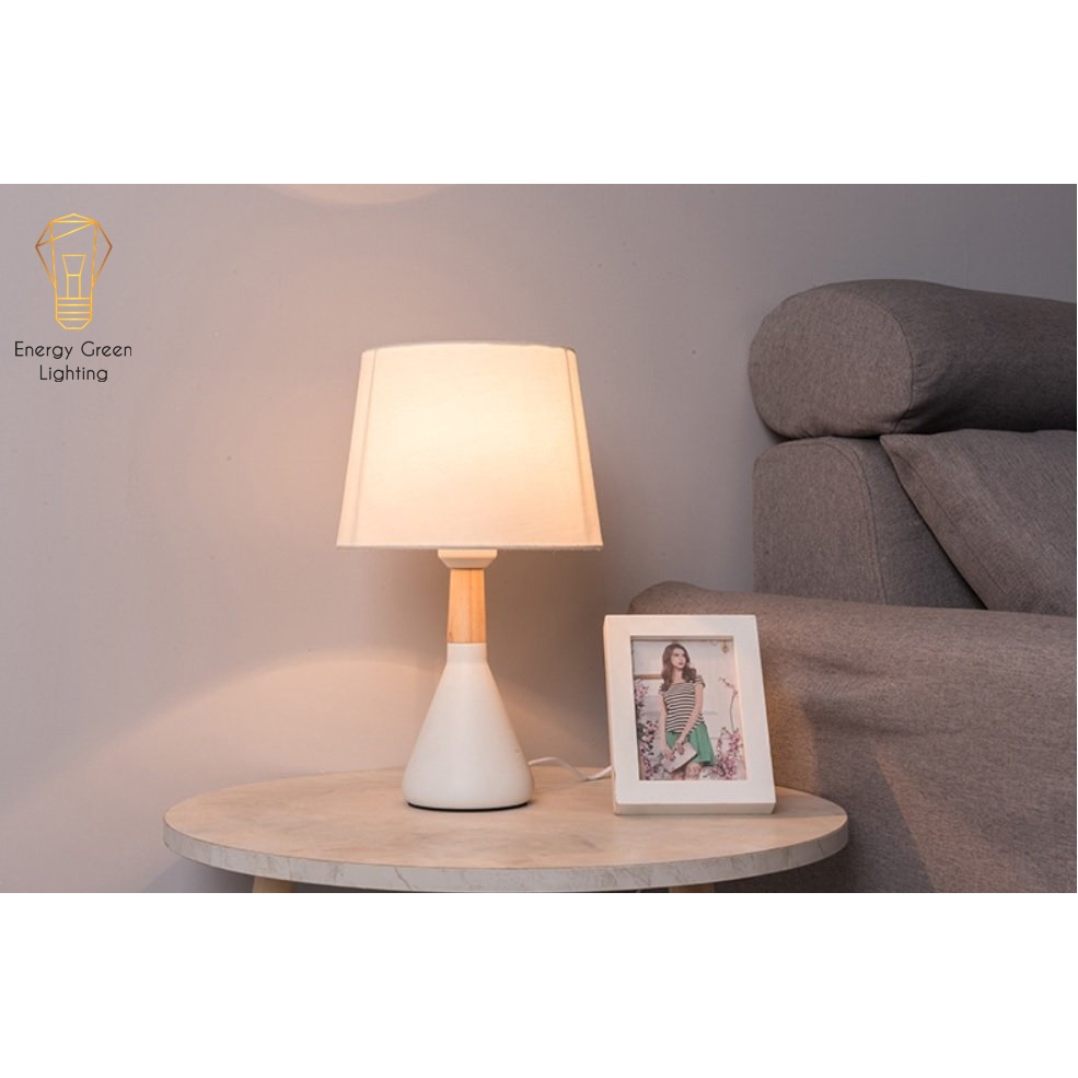 Đèn Ngủ Để Bàn Energy Green Lighting DB-3052 - Kim Loại Cao Cấp - Kiểu Dáng Sang Trọng - Tặng Kèm Bóng Led
