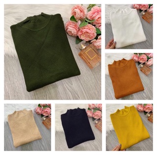 Áo len nữ cổ 3p