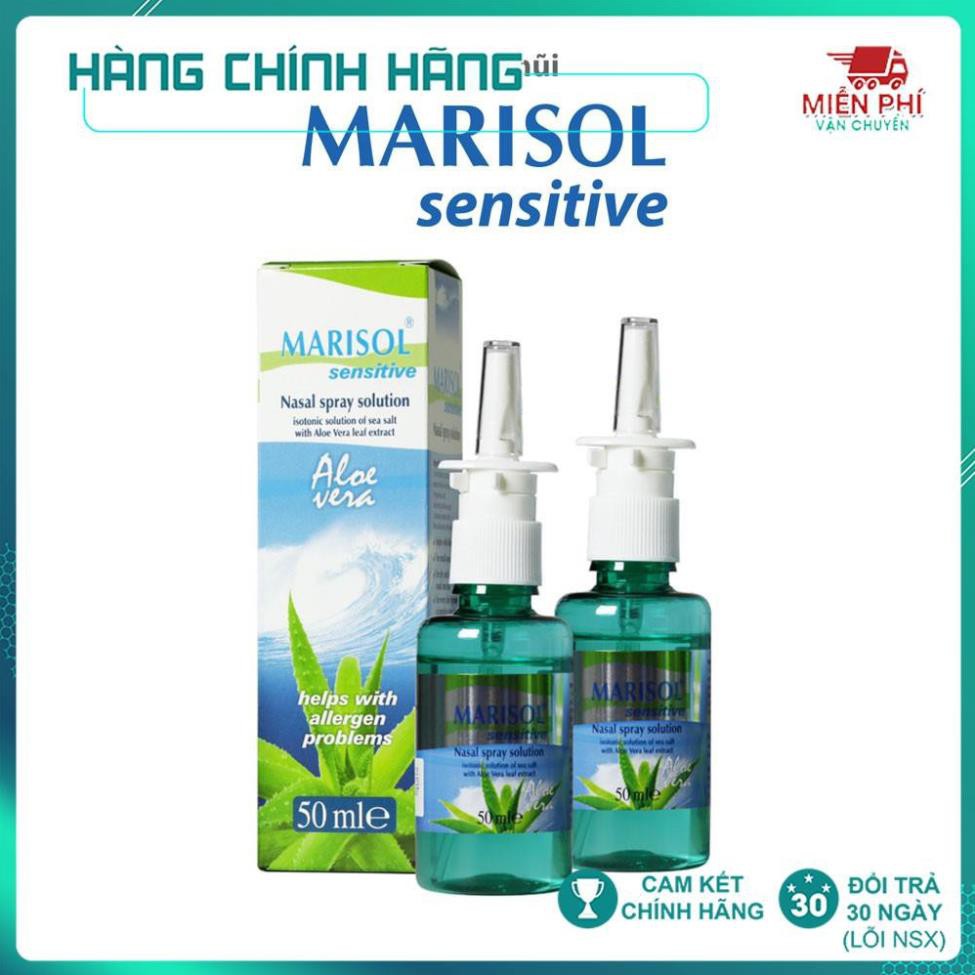 Xịt Mũi Nước Biển Chết Lô Hội Marisol Sensitive 50ML