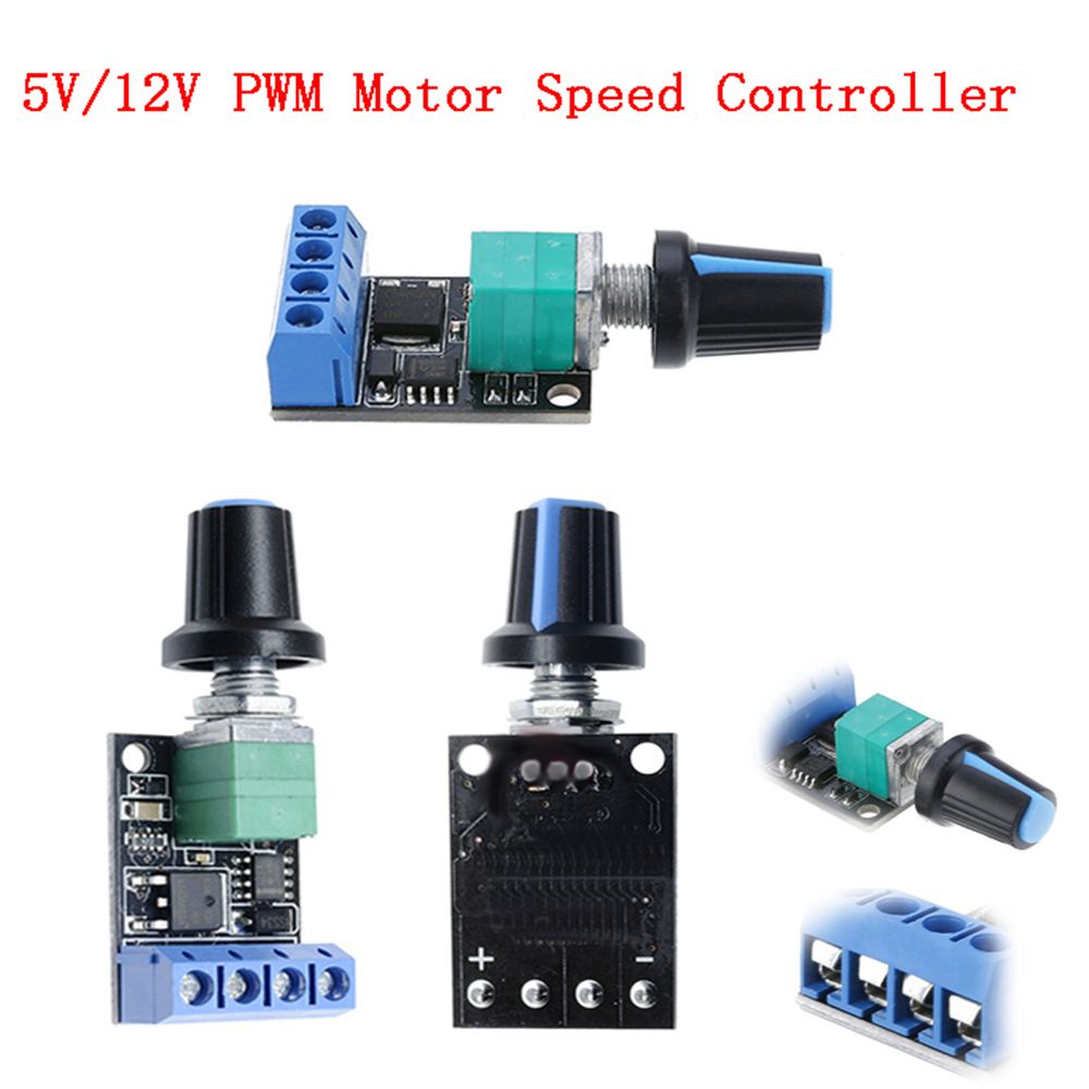 Bộ điều khiển tốc độ động cơ 5V 12V 10A LED cho gia đình