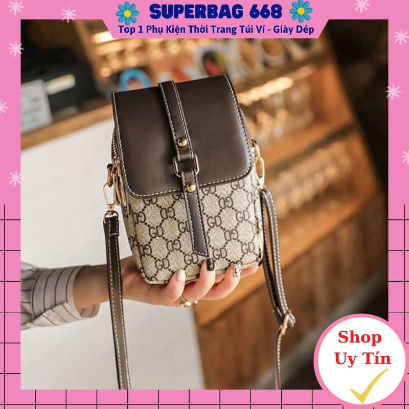 TÚI ĐỰNG ĐIỆN THOẠI ♥️FREESHIP♥️ TÚI ĐEO CHÉO NỮ DA MỀM SPB 58