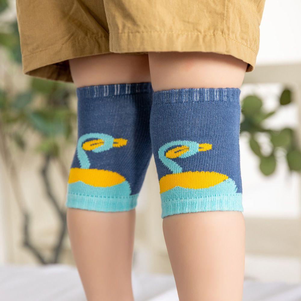 1 Cặp Băng Quấn Đầu Gối / Khuỷu Tay Bằng Vải Cotton Chống Trượt In Hoạt Hình