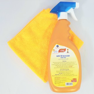 [CÓ KÈM KHĂN] NƯỚC TẨY RỬA BLOCK MÁY SIFA 550ML