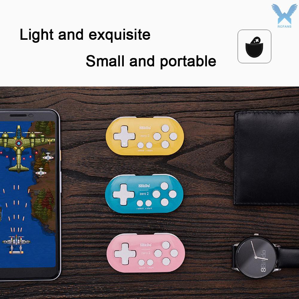 Tay Cầm Chơi Game Bluetooth 8bitdo Zero 2 Cho Nintendo Switch Windows Android Macbook