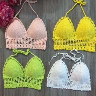 Bikini Áo móc len