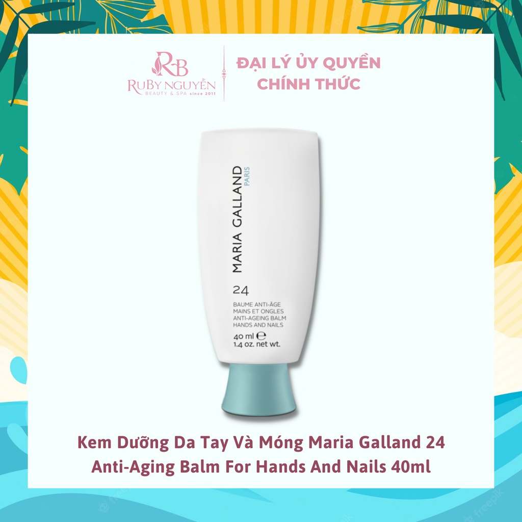 [CÔNG TY] Kem Dưỡng Da Tay Và Móng Maria Galland 24 Anti-Aging Balm For Hands And Nails 40ml