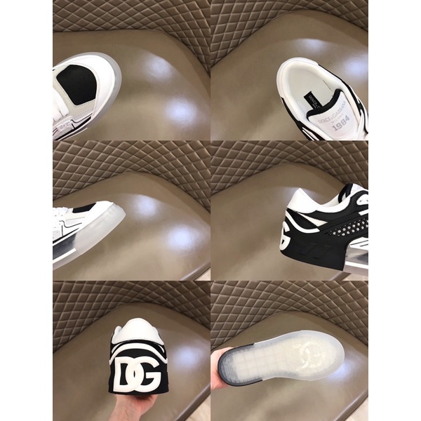 Giày thể thao nam cao cấp có 2 màu thương hiệu Dolce&Gabbana mẫu mới đế ngoài cao su trong trẻ trung