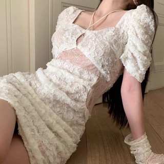 Váy body phối ren sexy