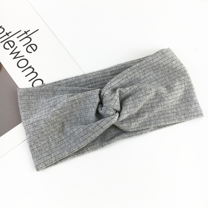 Băng đô sọc ngắn , rộng , rửa mặt , dành cho nữ