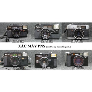 Xác máy ảnh, radio, máy đĩa decor