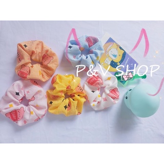 Buộc tóc scrunchies gấu cute🐻🐼 hàng thủ công