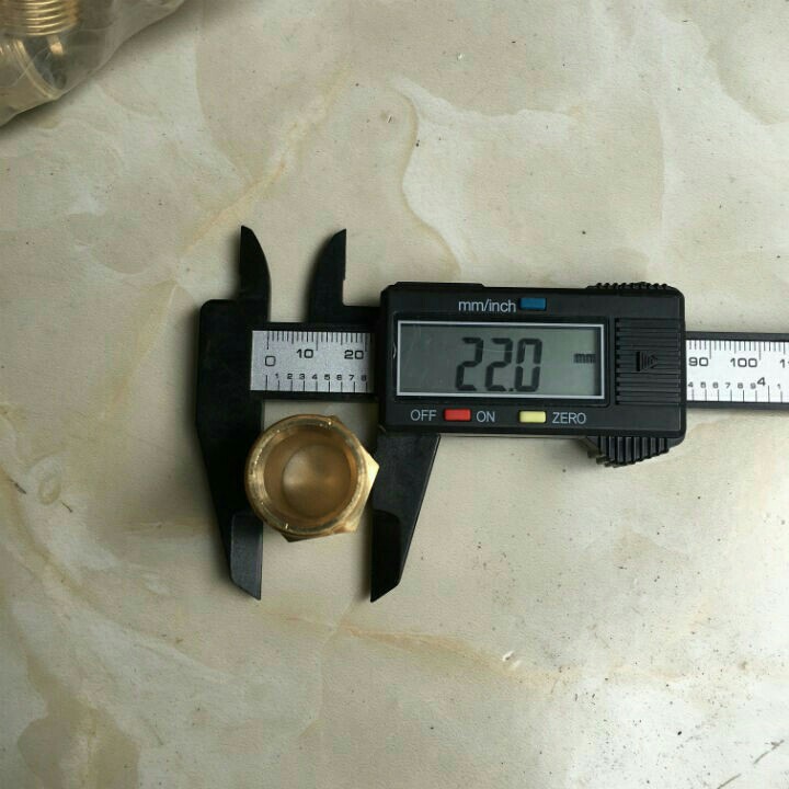 Khớp nối dây xịt rửa xe 2 đầu ren 22mm