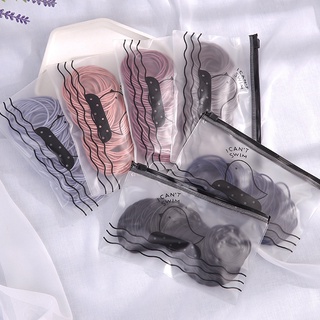 DÂY CỘT TÓC TRƠN MIX MÀU  SET 100 Cái