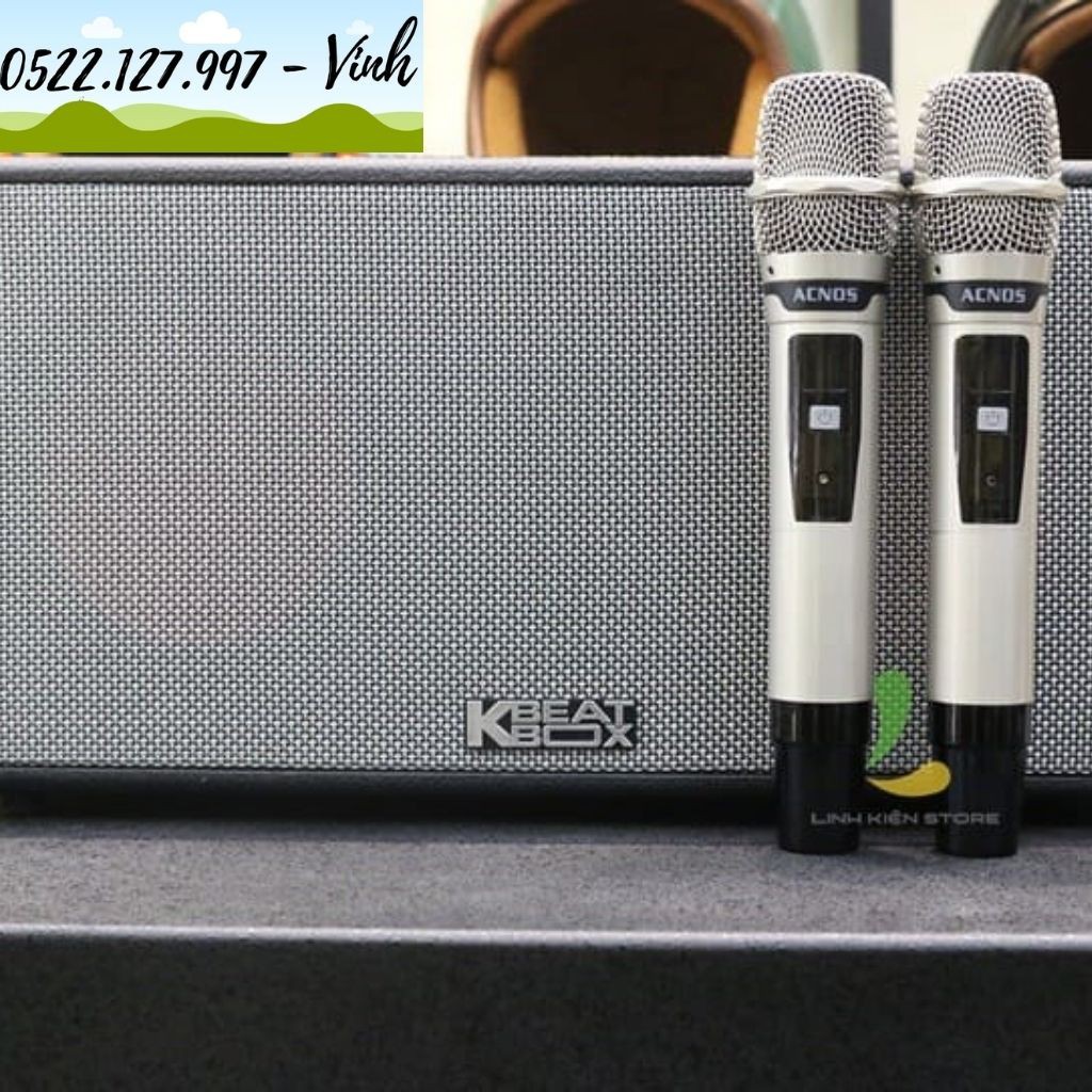 Loa karaoke mini di động Acnos Beatbox CS-450 -  Hàng Chính Hãng - Gia Khang Shop