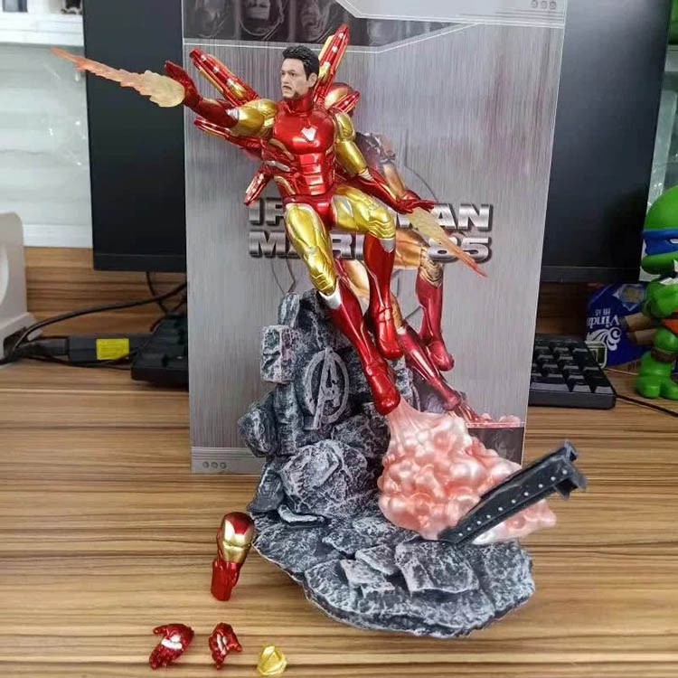 Mô hình tượng Iron man MK85, Rescue vợ tony stark endgame tỉ lệ 1/10