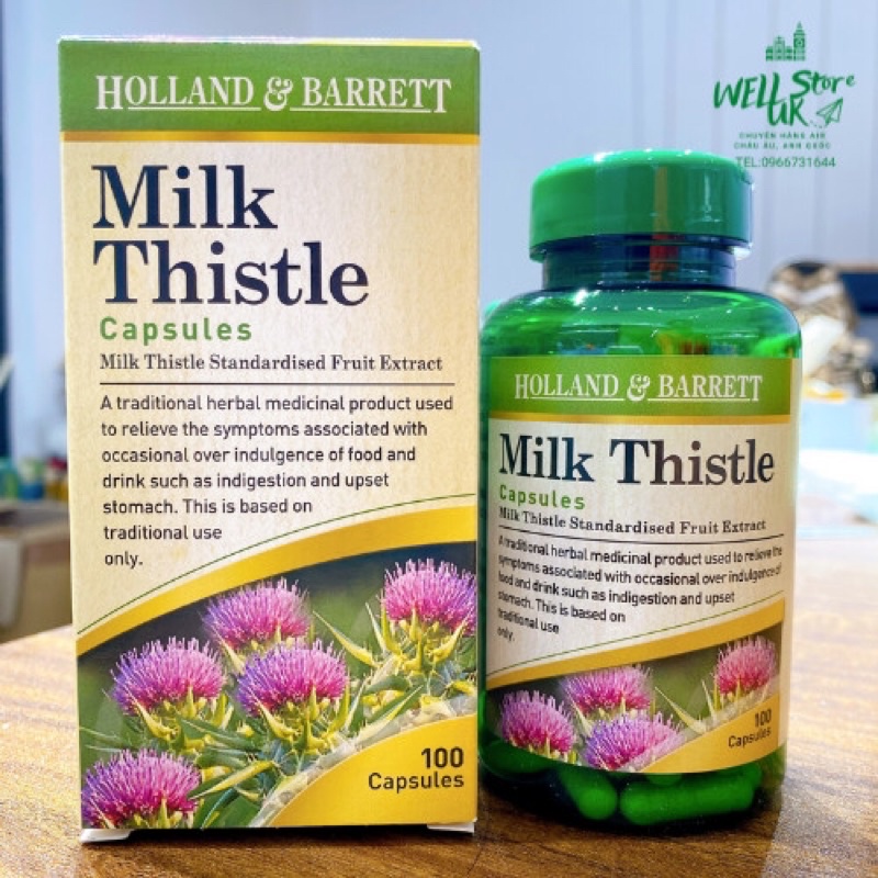 MILK THISTLE- VIÊN UỐNG GIẢI ĐỘC GAN HIỆU QUẢ