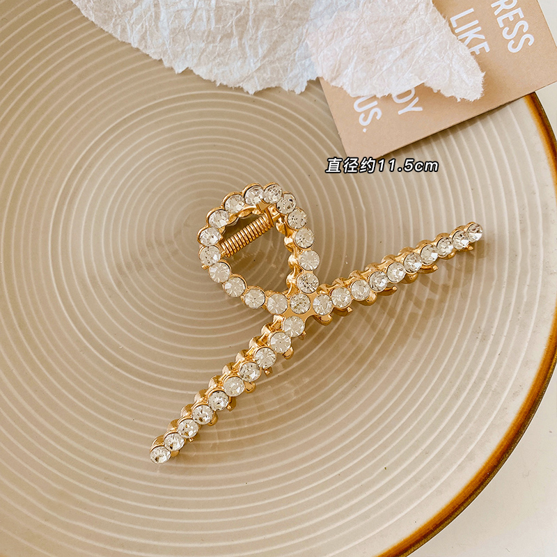 Kẹp tóc kim loại đính ngọc trai long lanh phong cách Hàn Quốc xinh xắn dành cho nữ