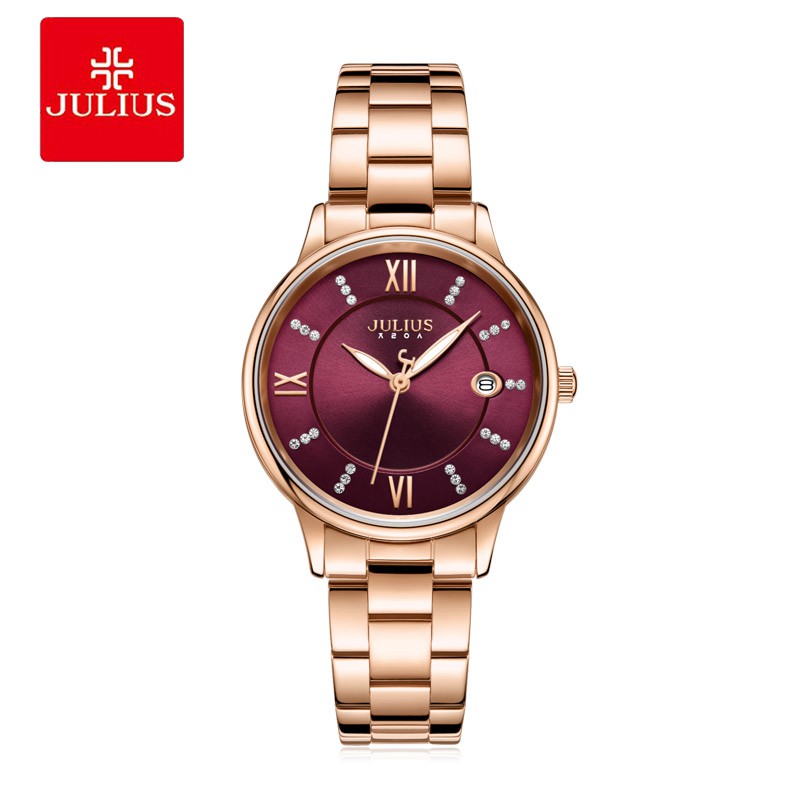 Julius Official | Đồng hồ nữ Julius Ja-1218 dây thép