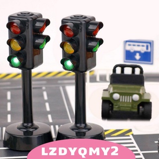 [Lzdyqmy] Đèn xanh giao thông màu đỏ có đèn âm thanh Bộ dụng cụ đường phố màu vàng
