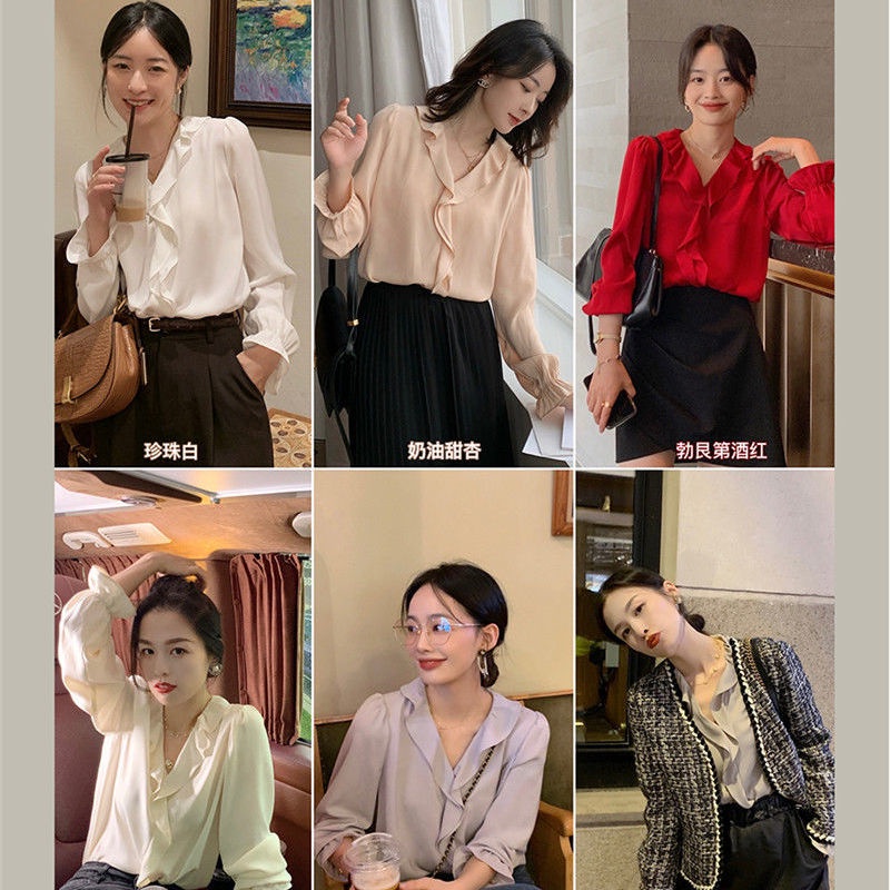 Áo Sơ Mi Dài Tay Dáng Rộng Phong Cách Hàn Quốc áo sơ mi  JL-CX-07