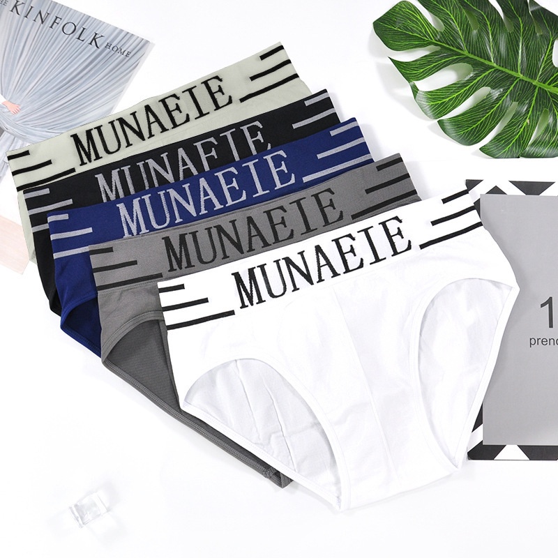 Quần Lót nam Thể Thao Lưng Vừa Thoáng Khí Thấm Hút Mồ Hôi Tốt Thiết Kế Cá Tính Cho Nam