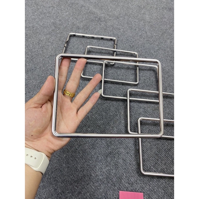 Khung biển số xe máy 7 màu Titan - Inox . Gắn đc tất các biển số xe máy !.