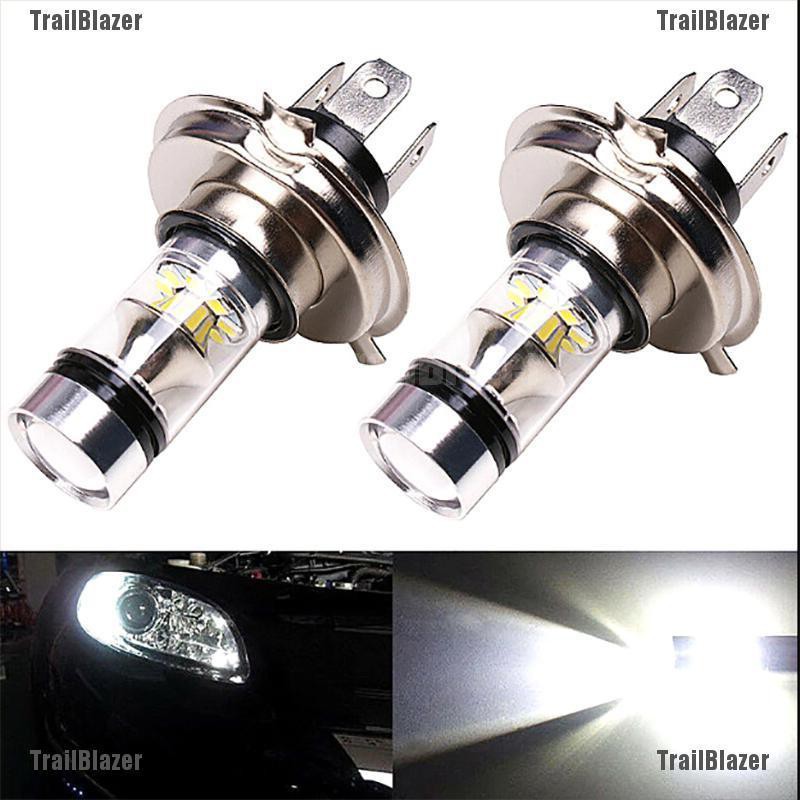 Set 2 bóng đèn phá sương mù 20 LED H4/ H7 9003 HB2 8000K Hi/ Lo chuyên dụng dành cho xe hơi