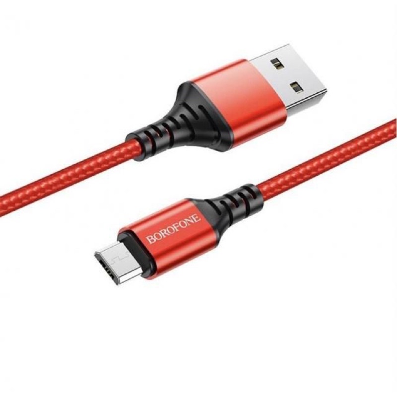 Dây Sạc Nhanh Borofone BX54 Bọc dù chống đứt cho IP5/6/7/8Plus/ Micro USB/ Type-C USB dài 1M