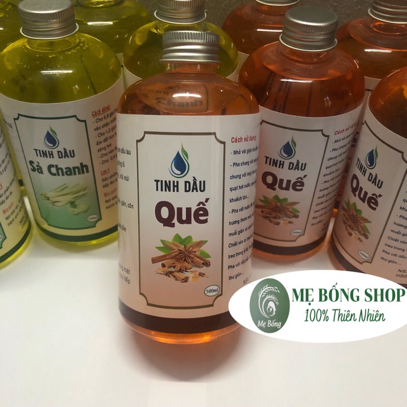 Tinh dầu sả chanh lau sàn xịt phòng, nước lau sàn sả chanh, dầu quế đuổi muỗi giãn, diệt khuẩn  – 500ml