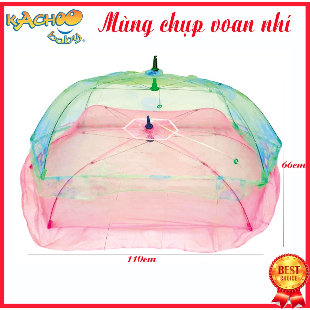Mùng chụp, màn chụp cho bé loại voan nhỏ 6,6 tấc