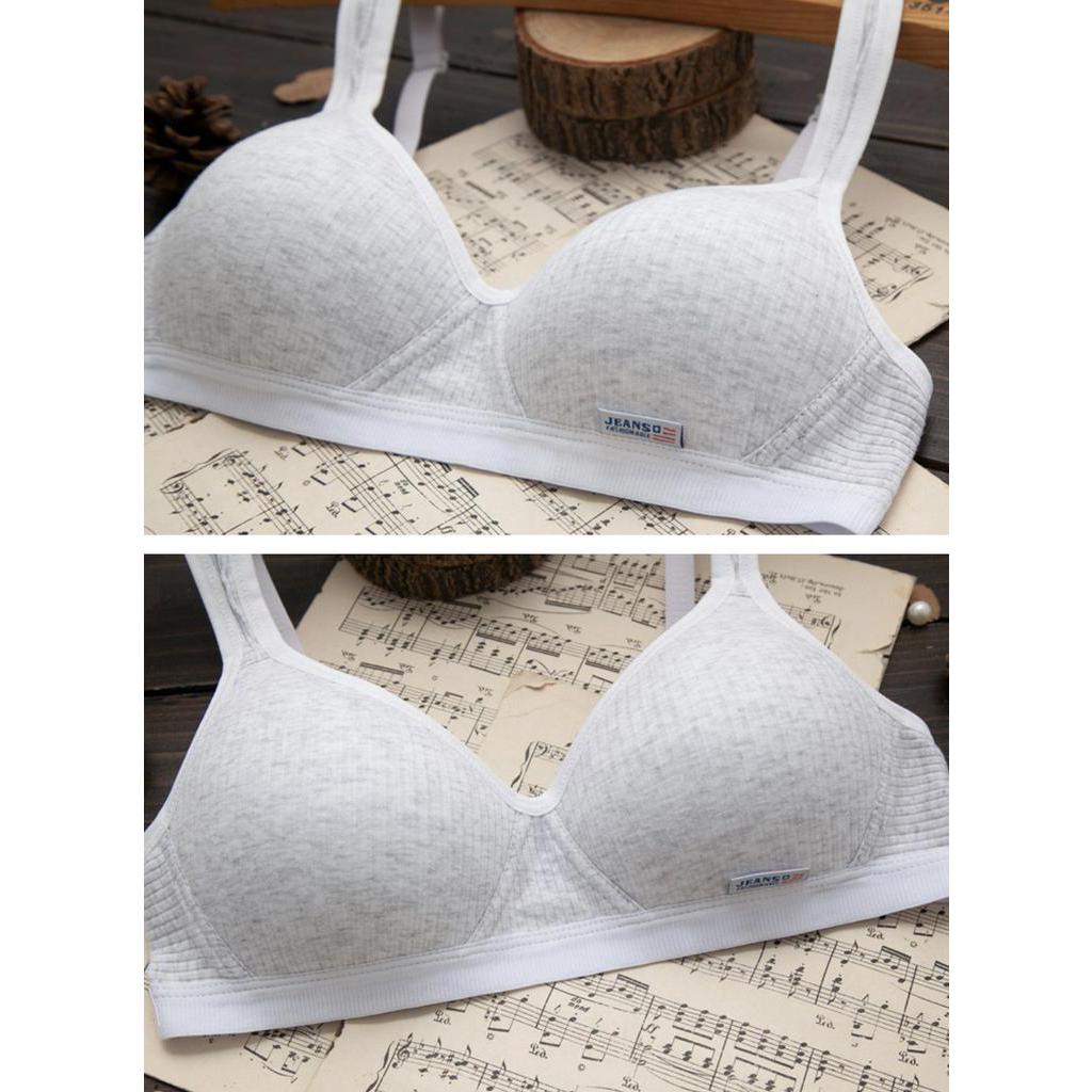 Áo lót nâng ngực không gọng vải cotton kích cỡ 32-38 A B