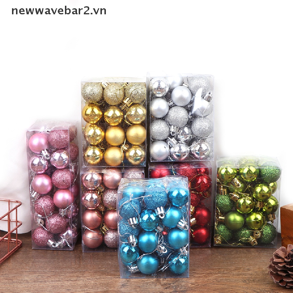 Bộ 24 Trái Cây Trang Trí Giáng Sinh Dễ Thương
