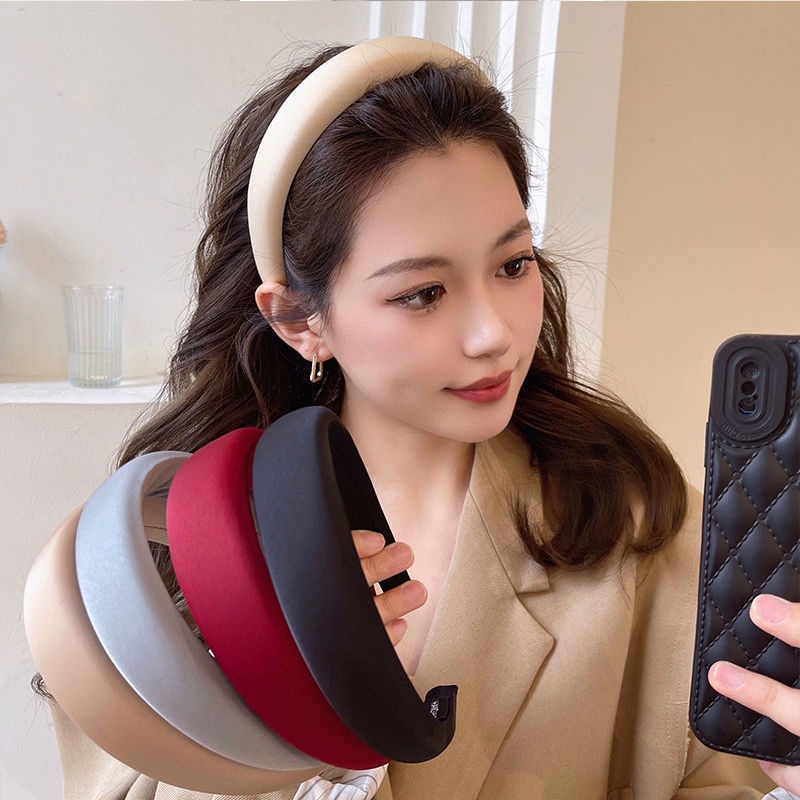 Phiên Bản Dày!F &amp; X Băng Đô Cài Tóc Bằng Xốp Cỡ Nhỏ Phong Cách Đơn Giản Chất Lượng Cao Thời Trang Mùa Hè 2022