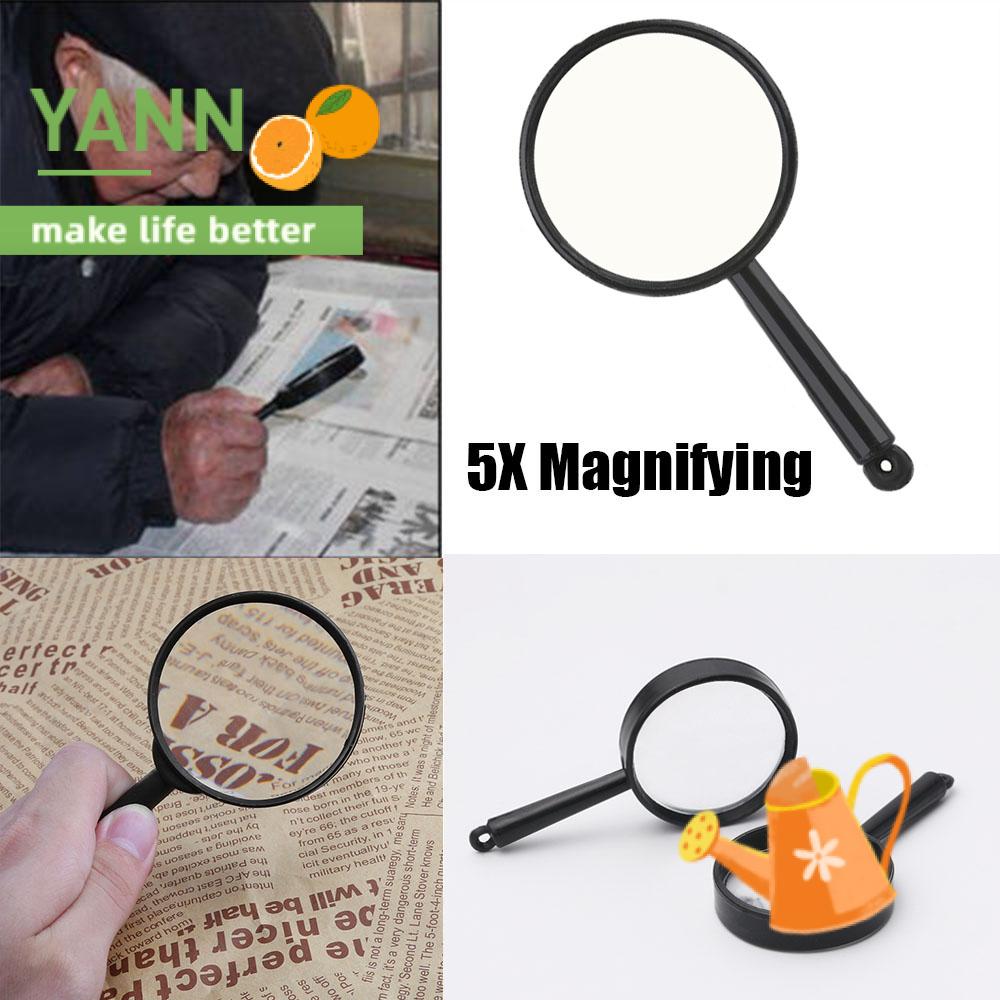 Bộ 1/5/10 Kính Lúp Phóng Đại 5X 25mm Bằng Nhựa Chuyên Dụng