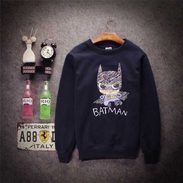 Áo sweater nam nữ Batman có bigsize đến hơn 100kg