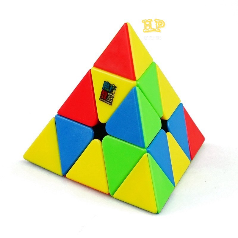 Rubik Tam Giác Pyraminx MoYu MeiLong Stickerless Xoay Mượt , Lõi Cứng Cáp, Bền - TG02