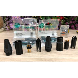 Đầu cắm - jack cắm neutrik - jack cắm xlr connector male nc3mxx-b / female nc3fxx-b