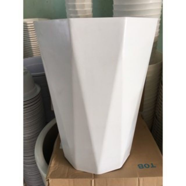 Combo 25 chậu kim cương size trung (Cao 30cm, miệng 26cm đáy 18cm)