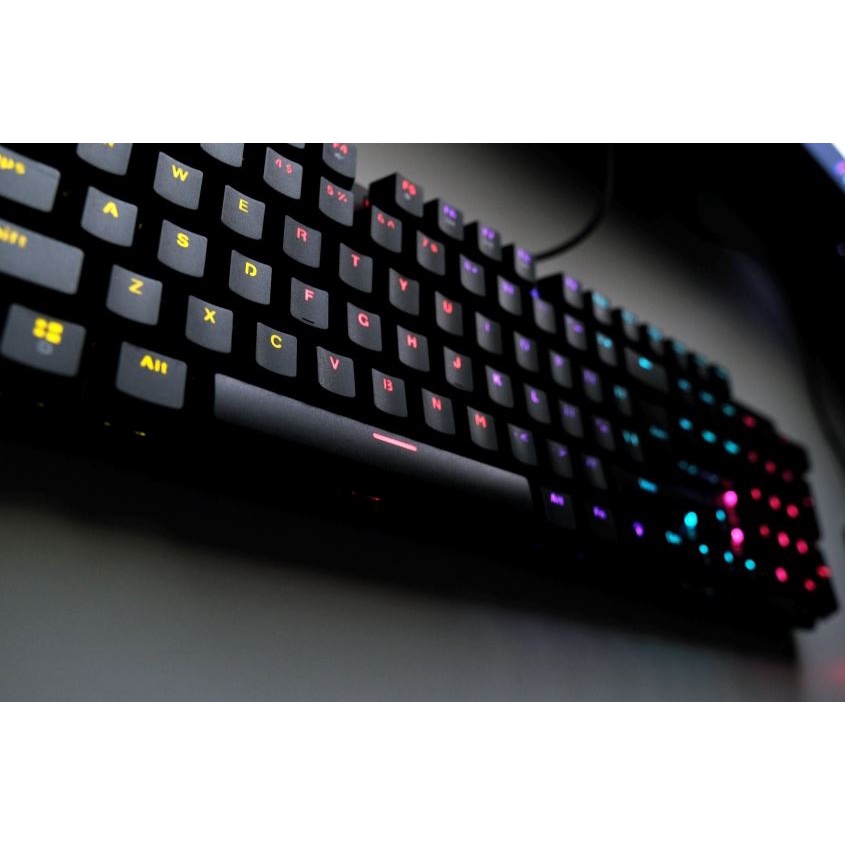 Bàn phím cơ E-Dra EK313 LED Rainbow Blue Switch - Hàng Chính Hãng